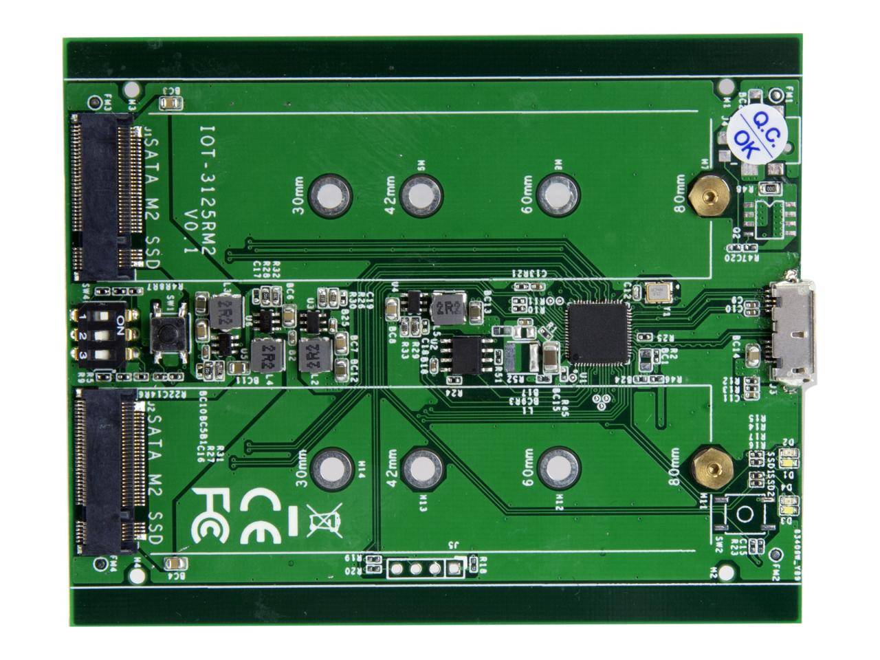 StarTech.com Box Esterno USB 3.1 (10Gbit/s) a 2 Slot - Enclosure M.2 NGFF SSD SATA - RAID-3