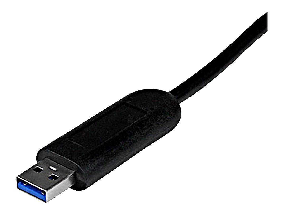 StarTech.com Hub portatile USB 3.0 SuperSpeed a 4 porte - Perno e concentratore per notebook o Ultrabook USB 3.0 con-4