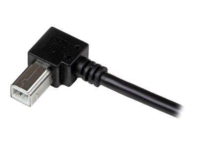 StarTech.com Cavo USB 2.0 A a B con angolare destro da 2 m - M/M USBAB2MR-4
