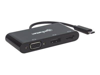 Convertitore Audio Video USB-C™ Multiporta - Hub MST HDMI DP VGA-3