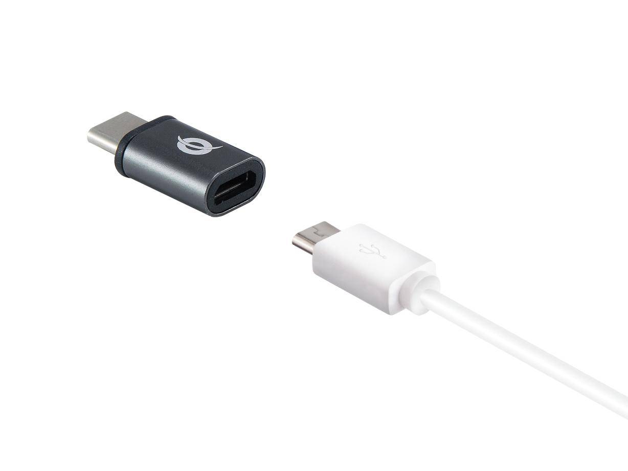 Conceptronic Adattatore OTG da Usb-C a Usb-A e Usb-C a Micro Usb-4