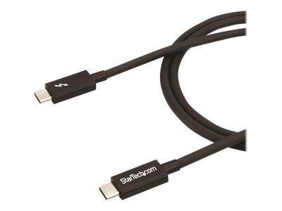 StarTech.com Cavo Thunderbolt 3 da 2m, 20Gbps, 100W PD, 4K, Certificato Thunderbolt, Compatibile con Thunderbolt 4/USB-3