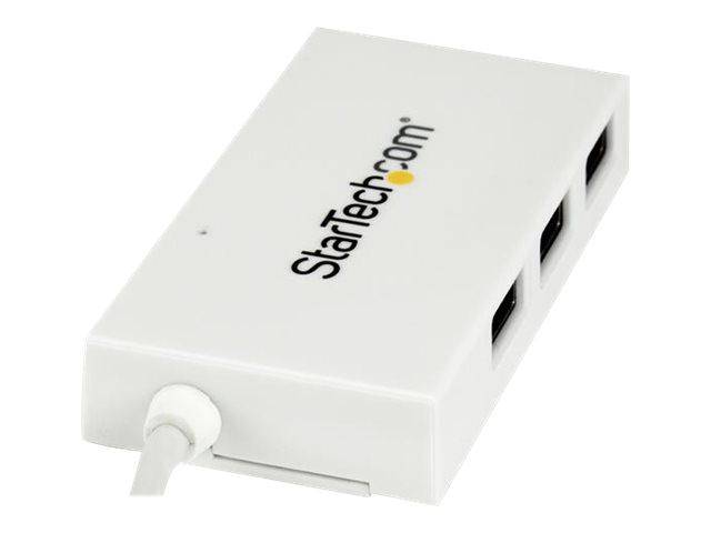 StarTech.com Hub USB-C a 4 porte USB 3.0 - Perno e Concentratore USB Tipo C con 1x USB-C e 3x USB-A - Bianco-1
