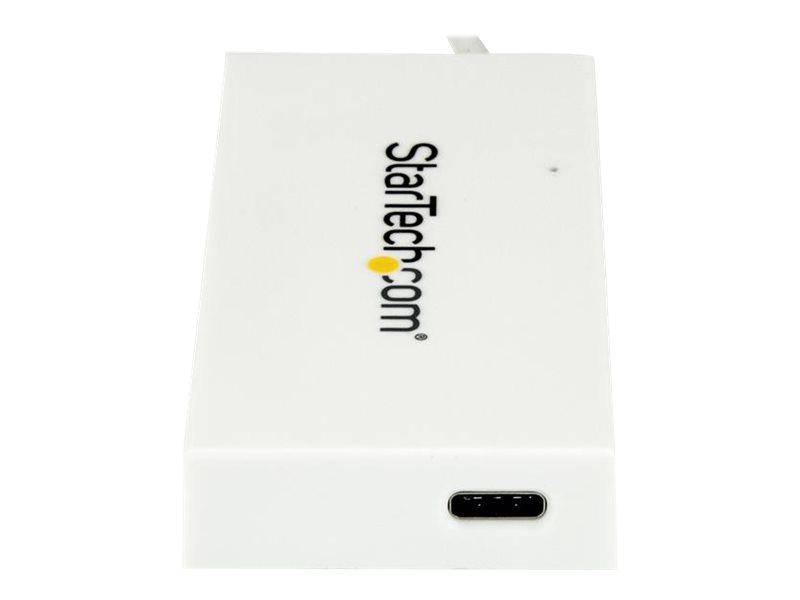 StarTech.com Hub USB-C a 4 porte USB 3.0 - Perno e Concentratore USB Tipo C con 1x USB-C e 3x USB-A - Bianco-2