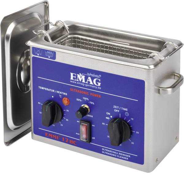 Lavatrici ad ultrasuoni - Emag 12 HC Lavatrice ad ultrasuoni 100 W 1.2 l - Lavatrici ad ultrasuoni - Emag 12 HC Lavatrice ad ultrasuoni 100 W 1.2 l -