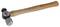 Un martello con manico in legno e testa metallica, adatto per lavori fai-da-te o edili.