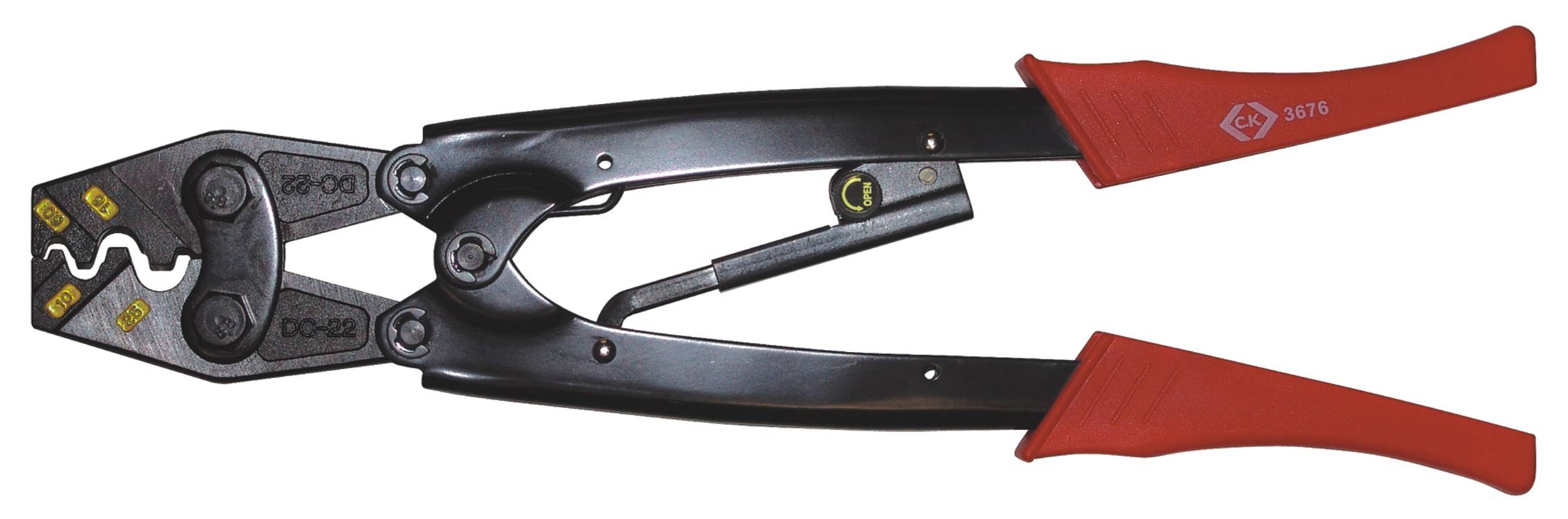 Pinza crimpatrice Connettore non isolato 6 fino a 25 mm² C.K T3676