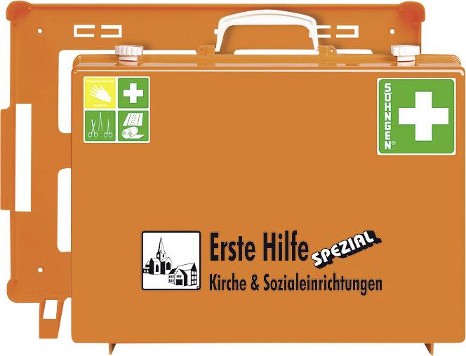 Söhngen 0360116 KIT primo soccorso in valigetta Chiese, ritrovi & Centri sociali DIN 13 157 + estensioni