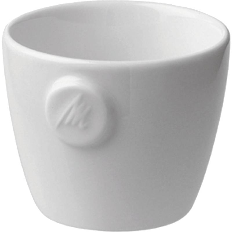 Melitta Espresso-Tasse "M-Collection", weiß, 80 ml aus Porzellan, Höhe: 54 mm, ohne Henkel - 6 Stück (16620)-0