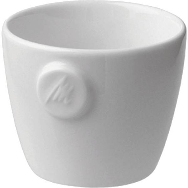 Melitta Espresso-Tasse "M-Collection", weiß, 80 ml aus Porzellan, Höhe: 54 mm, ohne Henkel - 6 Stück (16620)