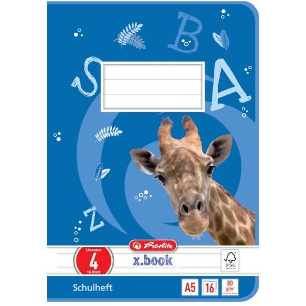 quaderni herlitz libretto herlitz A5 a righe Lin 04 a righe DIN A5 16-0