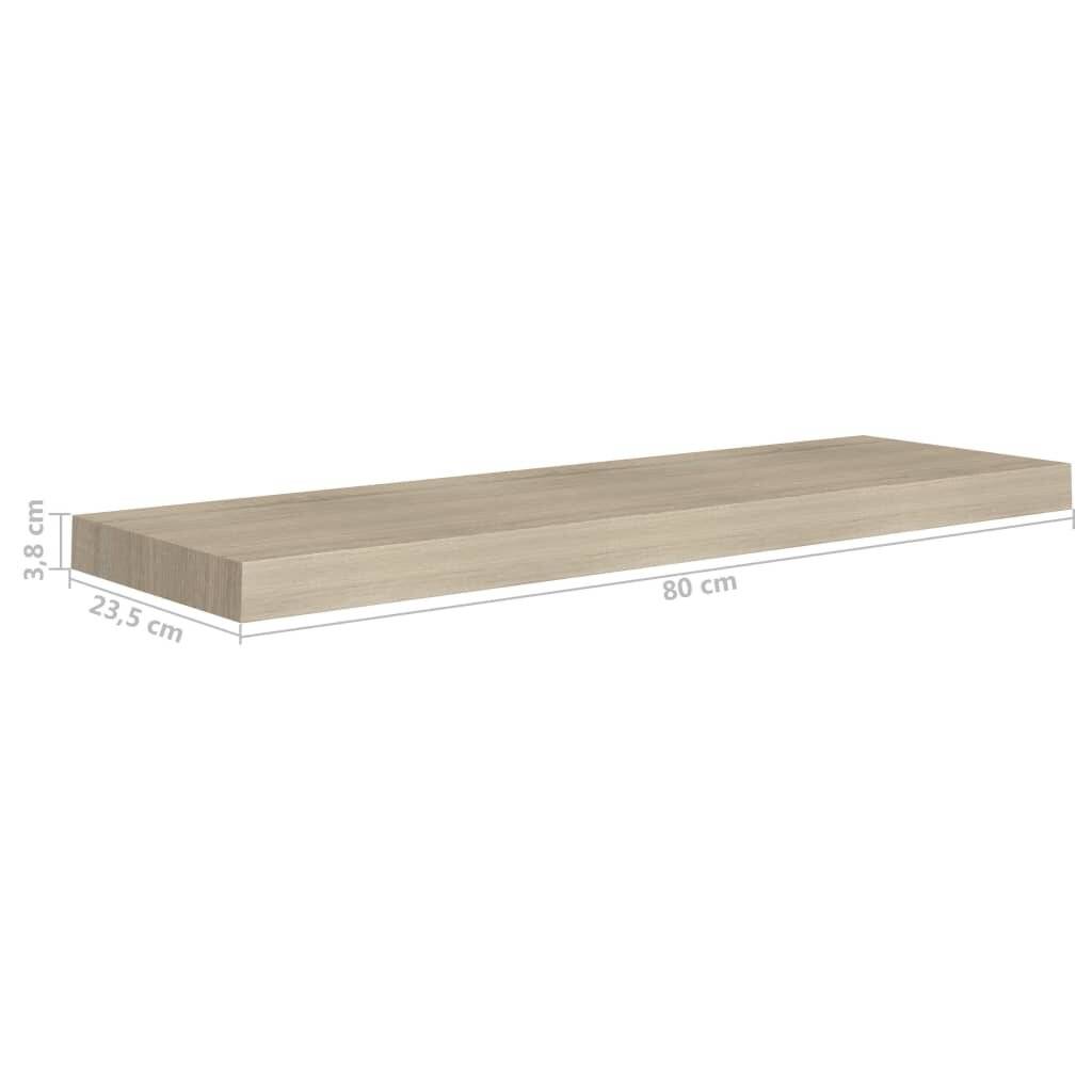 Immagine simbolo per Scaffale a Parete Rovere 80x23,5x3,8 cm in MDF