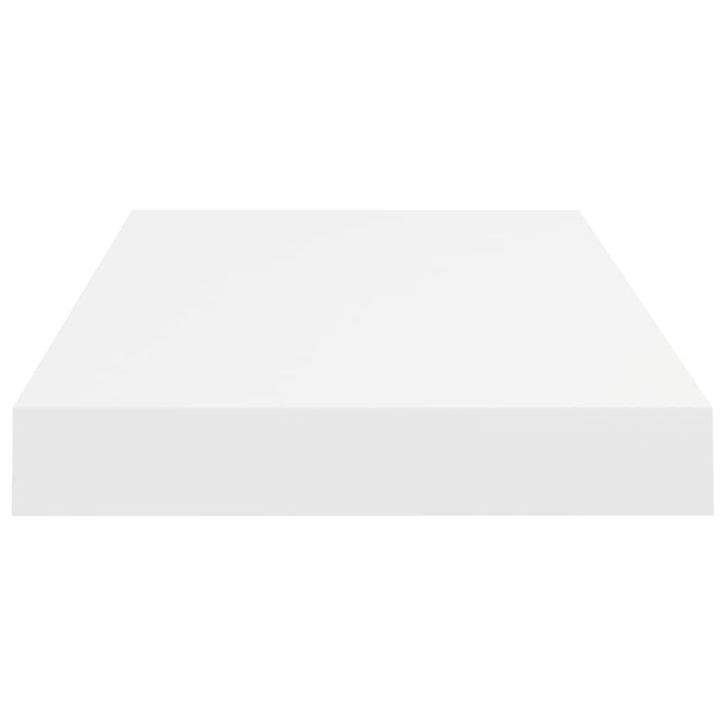 Scaffali a Parete 2 pz Bianchi 50x23x3,8 cm in MDF-5
