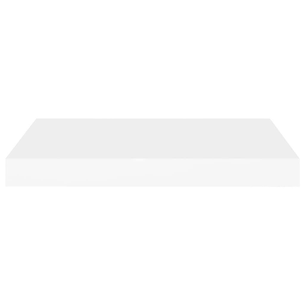 Scaffali a Parete 2 pz Bianchi 50x23x3,8 cm in MDF-4