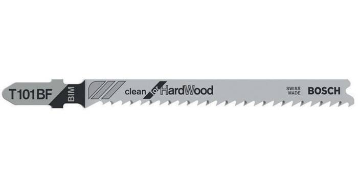 2608634234 - Set 5 lame per seghetto alternativo T 101 BF Clean for Hard Wood