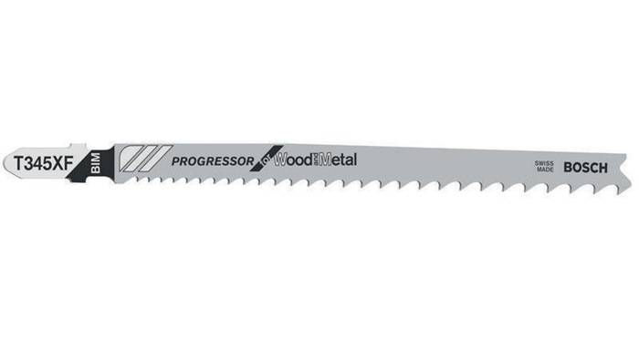 2608634993 - Set 3 lame per seghetto alternativo T 345 XF Progressor for Wood and Metal