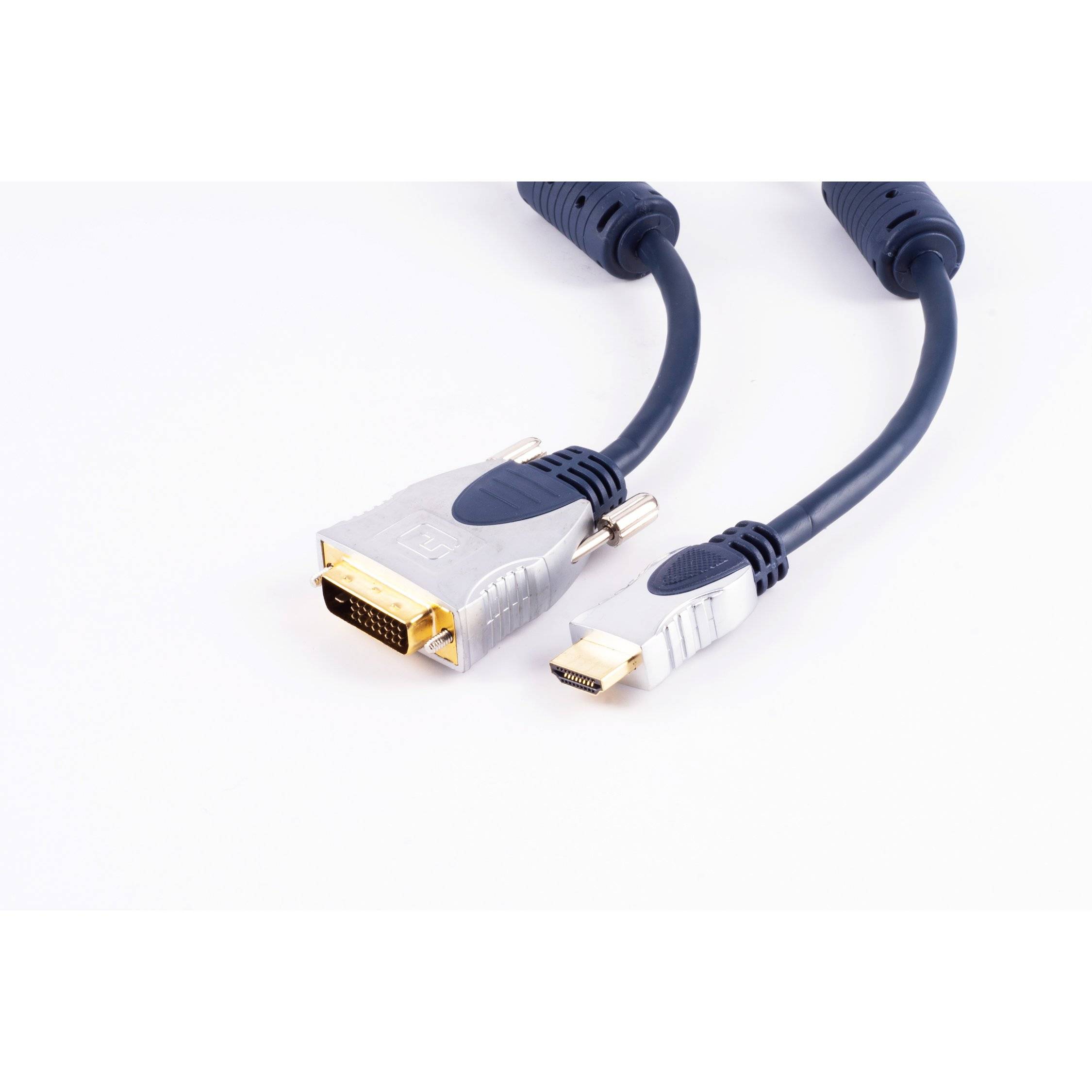SHIVERPEAK SP77481 Adattatore per cavi video 15 m HDMI Tipo A (Standard) DVI-D Blue-Chrome (SP77481)-2