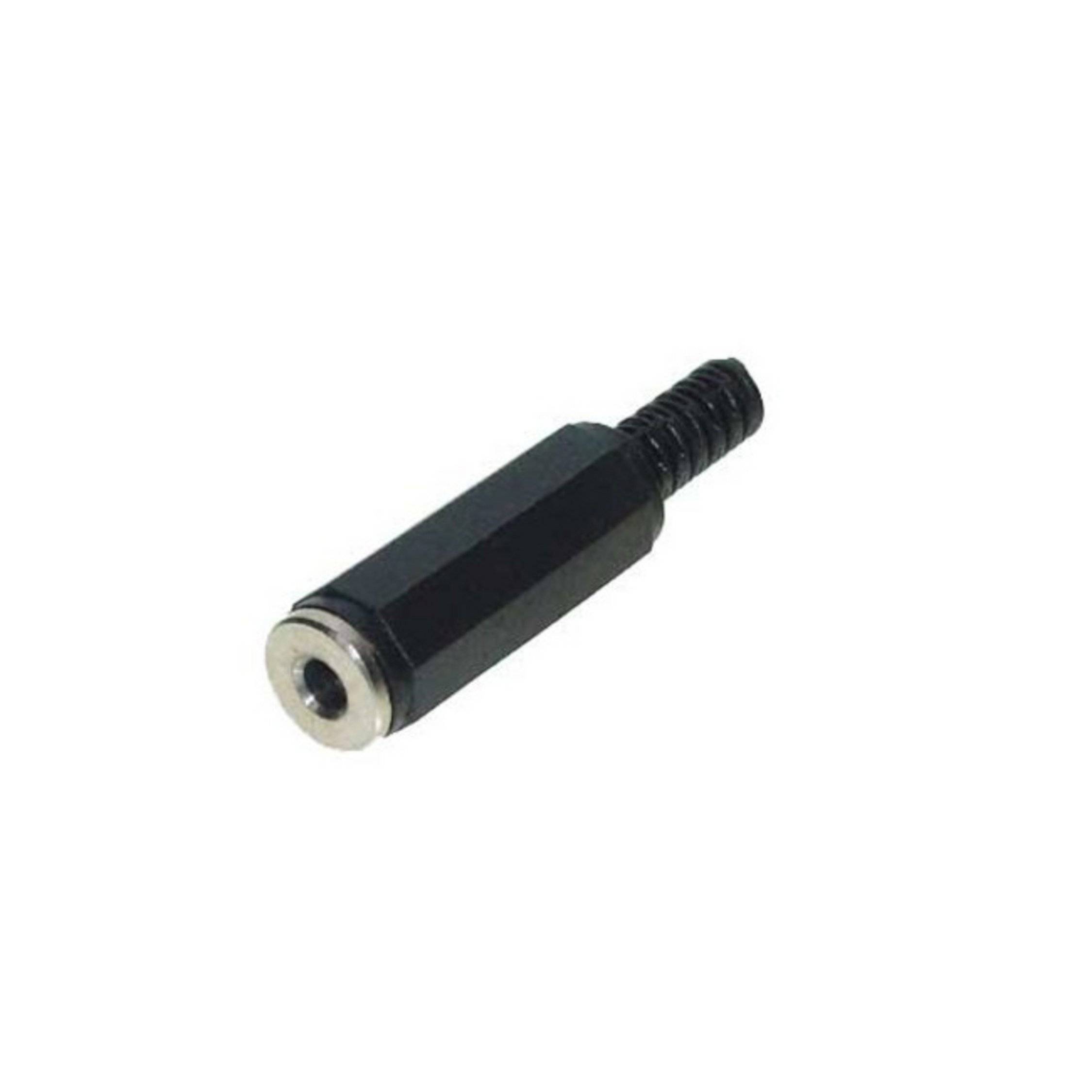 shiverpeaks BASIC-S 3,5 mm Klinkenkupplung, mono Kunststoff, zum selber löten, im Polybeutel mit Eurolochung (BS51110)-0