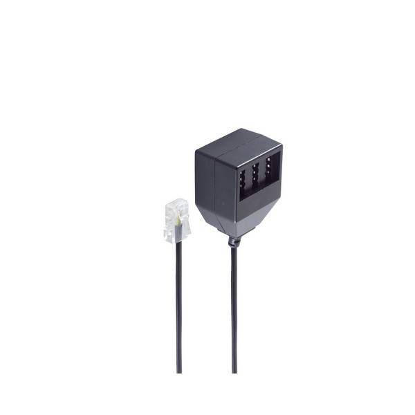 cavo telefonico shiverpeaks BASIC-S nero 02 m - per il mercato D / L - 1 pezzo (BS71017-2)