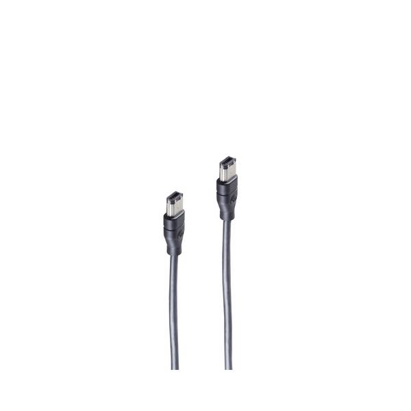 shiverpeaks BS77205 - FireWire 400 (IEEE 1394/IEEE 1394a) - 6-p - 6-p - Schwarz - Männlich/Männlich - 400 Mbit/s (BS7720