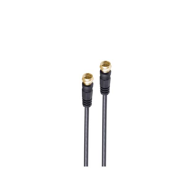 shiverpeaks BS80097-G-128CP-S Koaxialkabel 7,5 m F Schwarz (BS80097-G-128CP-S)
