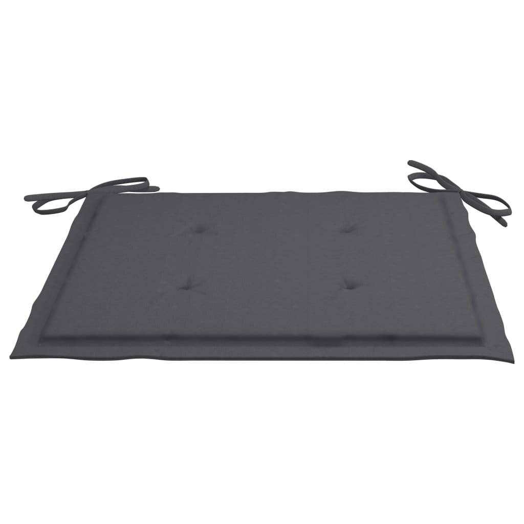Cuscini per Sedia 6 pz Antracite 50x50x3 cm in Tessuto Oxford-2