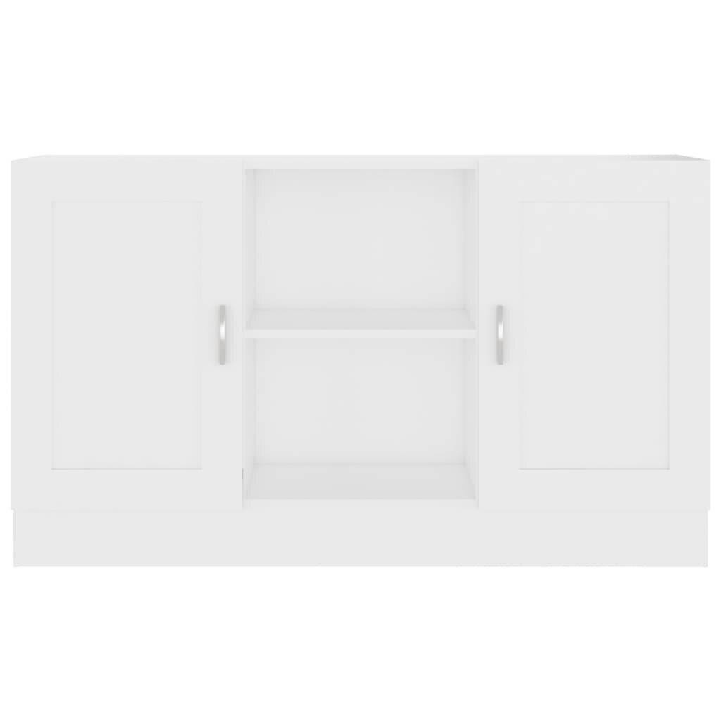 Credenza Bianca 120x30,5x70 cm in Legno Multistrato-4