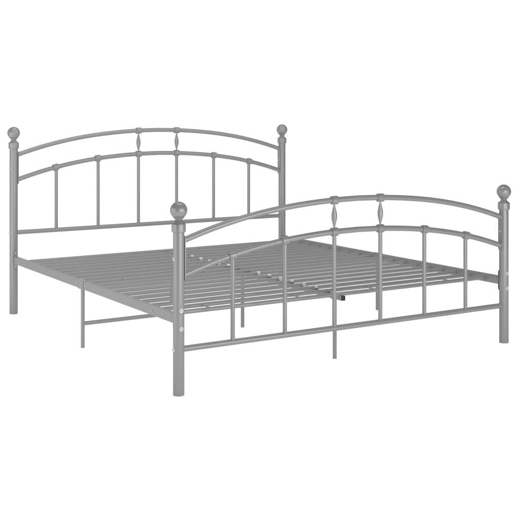 Giroletto Grigio in Metallo 180x200 cm-1