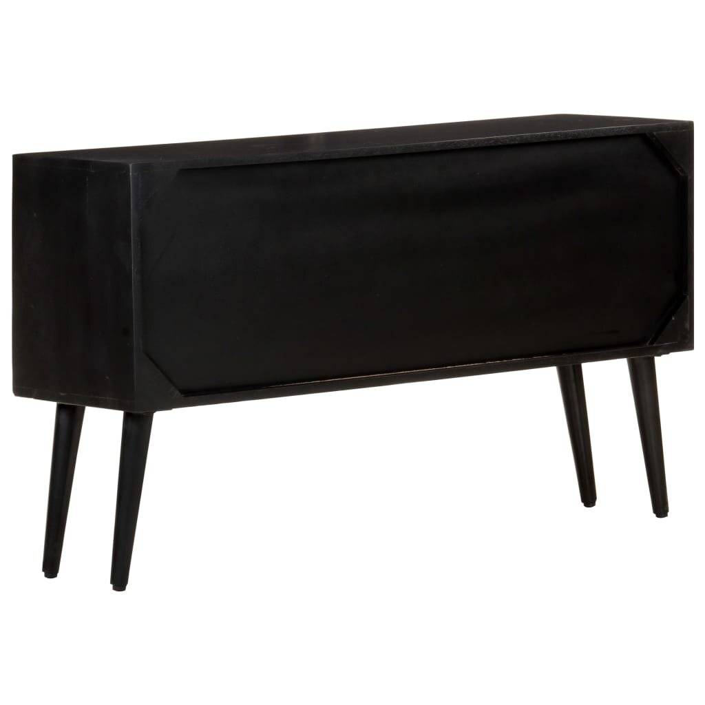 Credenza 110x33x64 cm in Legno Massello di Mango-4
