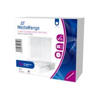 MediaRange BOX31-T custodia CD/DVD Custodia Jewel 1 dischi Trasparente (CD Leerbox MediaRange 5pcs Single clea)-0
