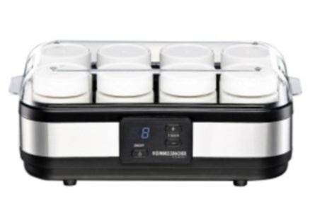 Rommelsbacher JG 40 - Joghurtbereiter - 1.2 Liter - 40 W - Edelstahl/Schwarz-1