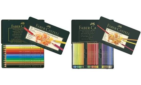 Faber-Castell 110036 set da regalo penna e matita (Faber-Castell Polychromos - farvet bly)-3
