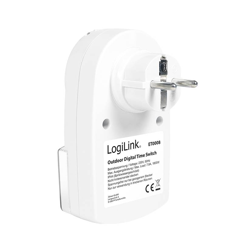 LogiLink - Automatischer Netzschalter - Wechselstrom 230 V - Ausgangsanschlüsse: 1-3