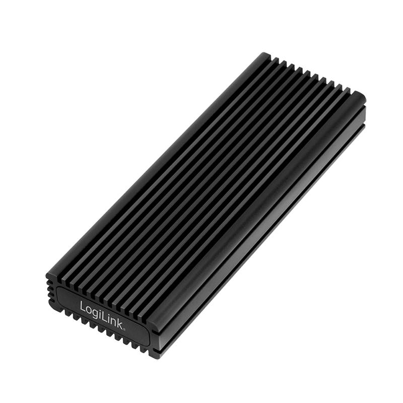 LOGILINK Box Esterno SSD USB3.2 Gen 2x1 USB-C&trade PCIe NVMe Nero-1