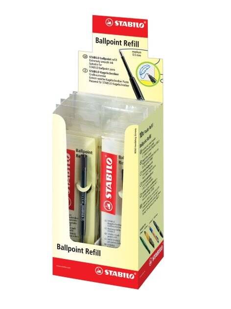 STABILO 2/046-02 ricaricatore di penna Medio Nero 10 pz-3