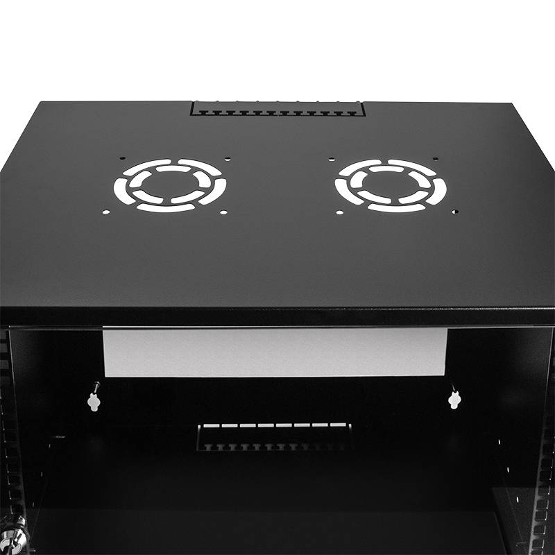 LogiLink W06C55B rack 6U Da parete Nero-4