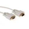 ACT Serial 1:1 connection cable D-sub 9-pin male - D-sub 9-pin female 5m 9 pin D-sub 9 pin D-sub Elfenbein Serien-Kabel