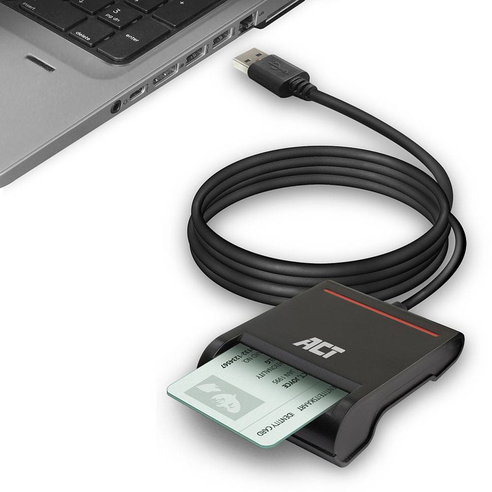 Lettore di smart card ACT AC6015 USB interna USB 2.0 Nero-0