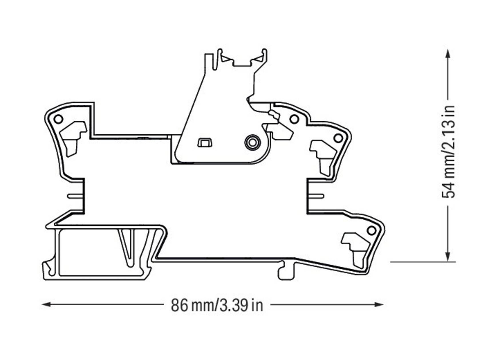Modulo relè 230v ac 8a con 2 contatti di scambio-3