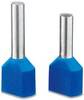 Doppio-Puntale con collare in plastica AI-TWIN 2X 0,75- 8 GY 100Pz.