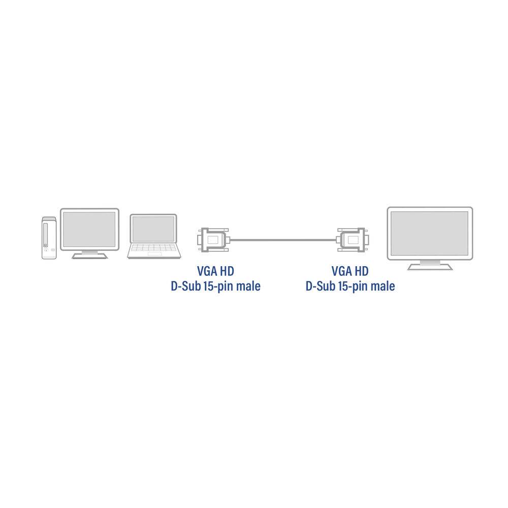 Cavo VGA ACT AC3513 3 m VGA (D-Sub) Nero-2