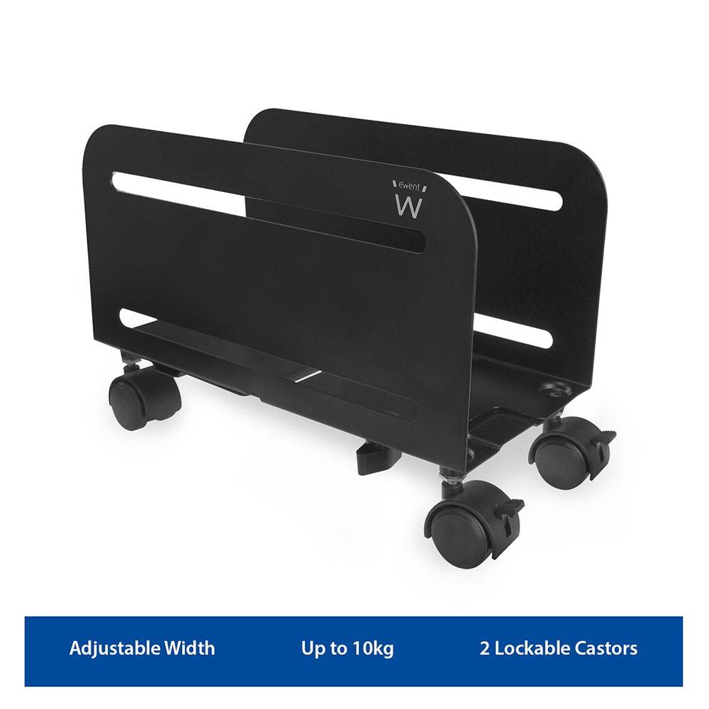 EWENT CARRELLO PORTA CPU CON ROTELLE E BLOCCAGGIO EW1291-1
