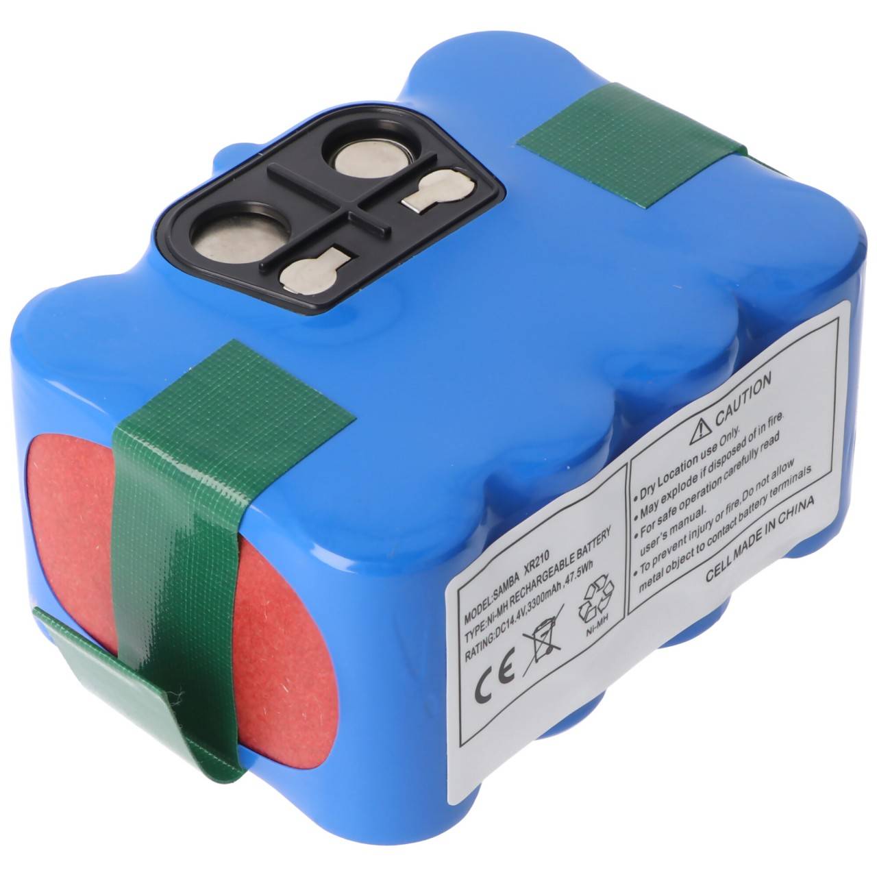 Batteria SAMBA XR210 14,4 volt con 3300 mAh, NS3000D03X3, YX-NiMH-022144 come batteria replica di AccuCell-0
