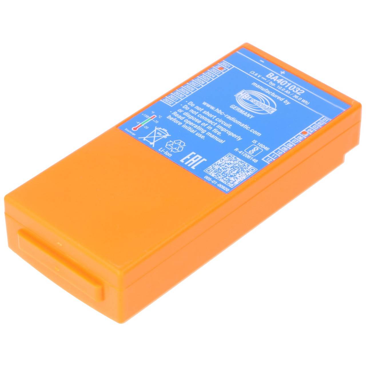 Batteria originale per gru Li-Ion 3.6V 10000mAh HBC BA401032-1