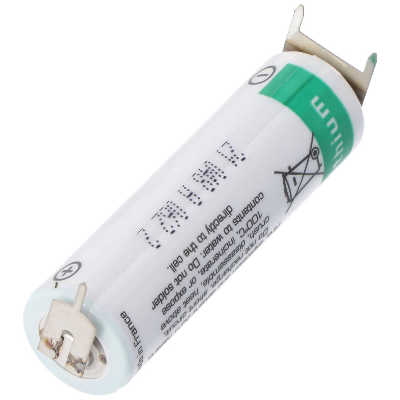 SAFT LS14500CNA Batteria al Litio con 3 Contatti di Stampa-2