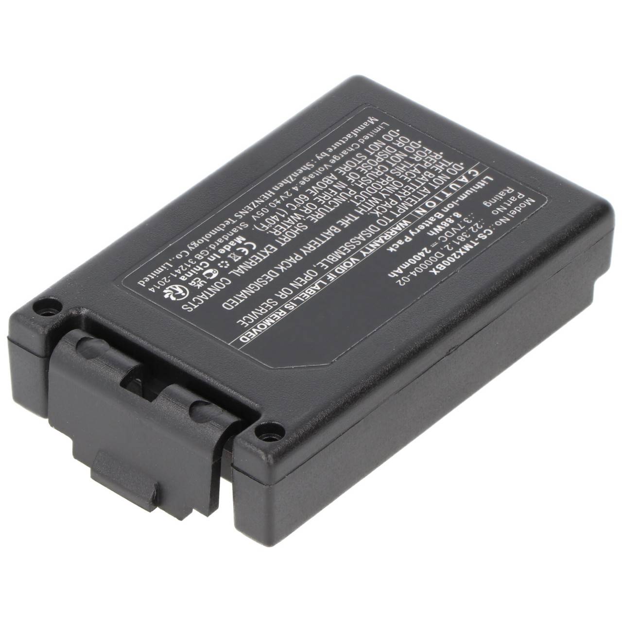 Batteria per gru Li-Ion 3.7V 2400mAh sostituisce Teleradio 22.381.2-1