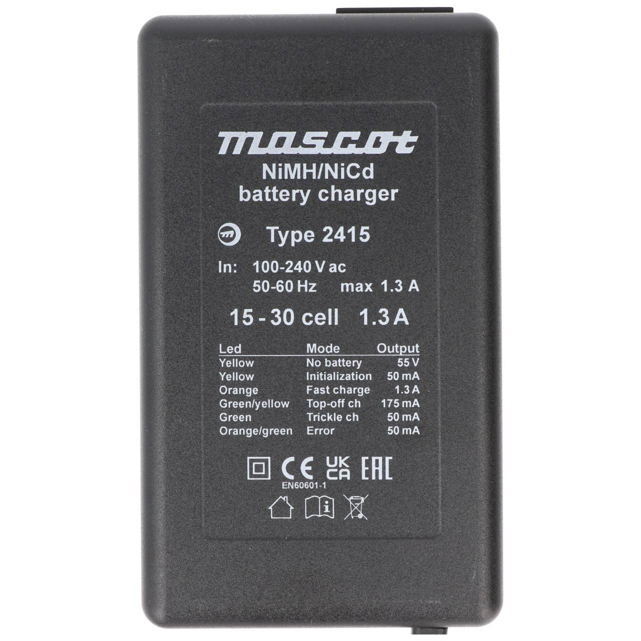 Caricabatterie Mascot 2415 per pacchi batteria NiCd/NiMH da 15-30 celle-3