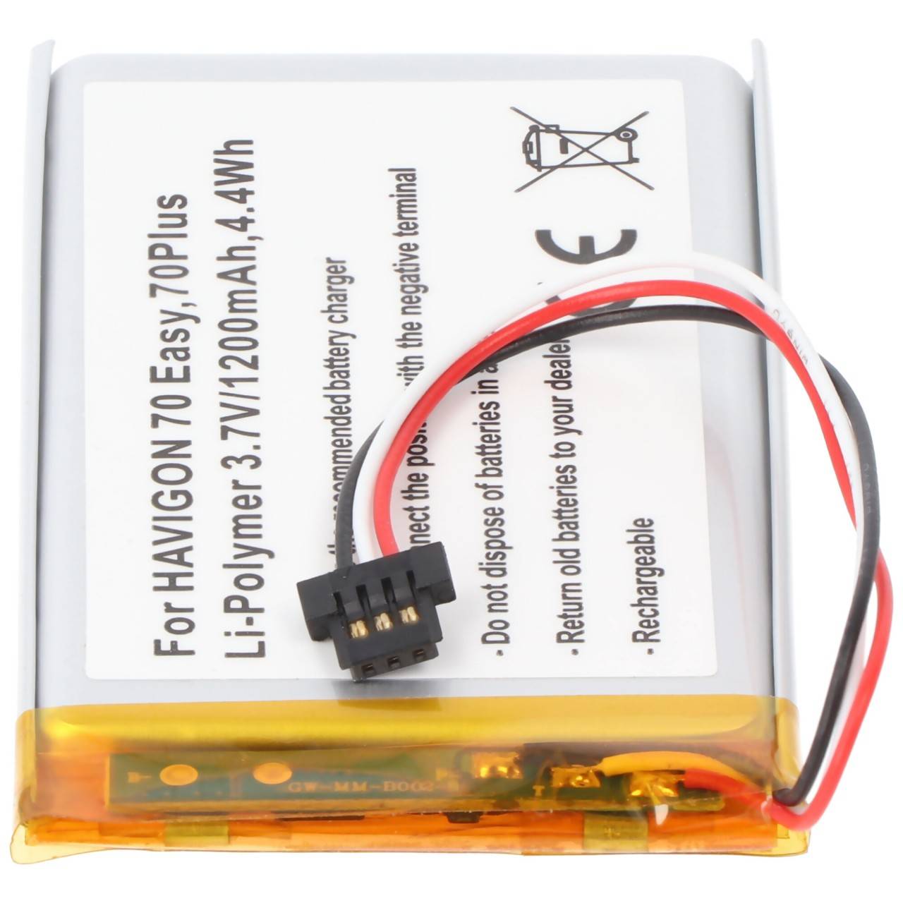 Batteria AccuCell adatta per la batteria NAVIGON 70 Easy, 70 Plus-2