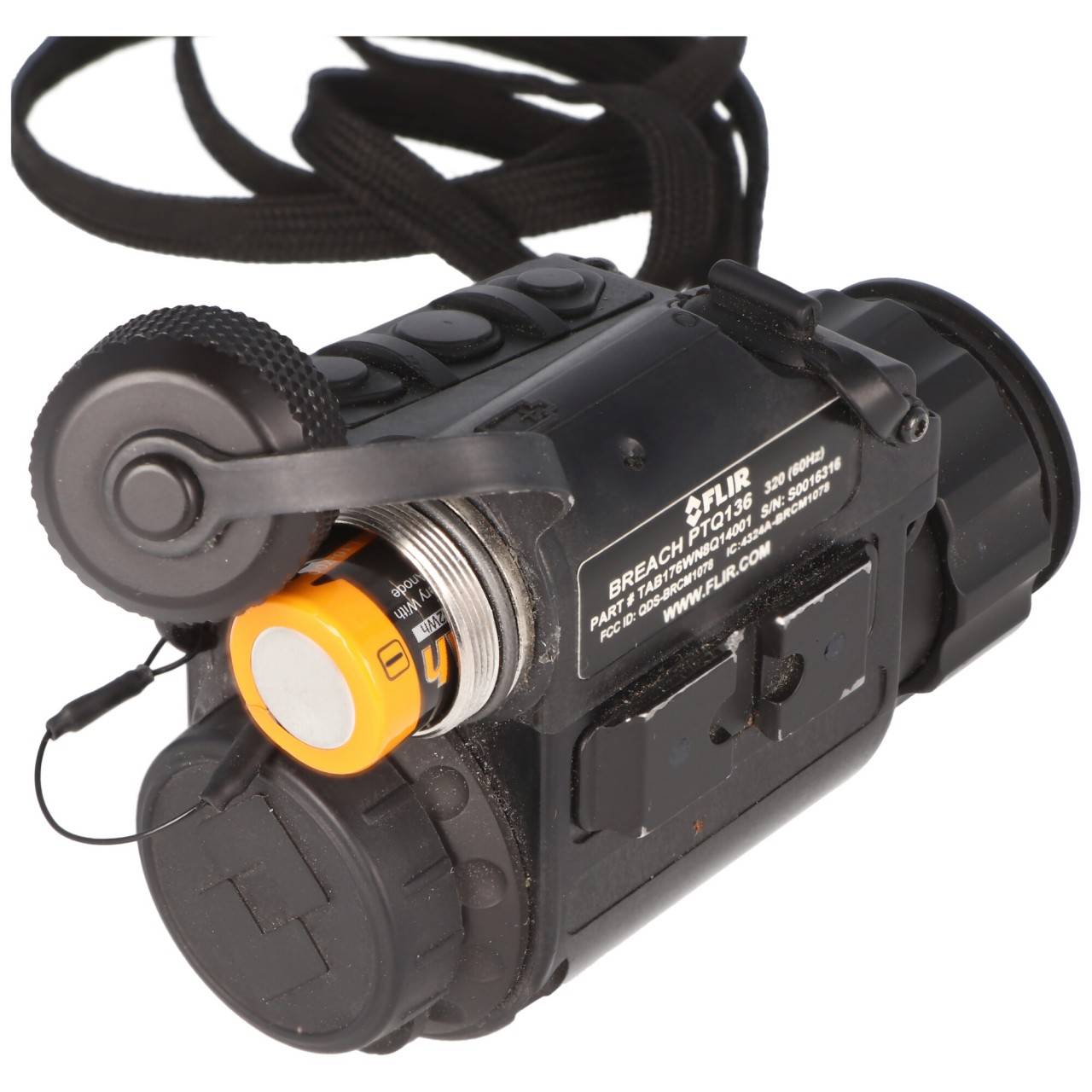 Batteria CR123A adatta per termocamera FLIR Breach PTQ136 Batteria agli ioni di litio con caricatore-2