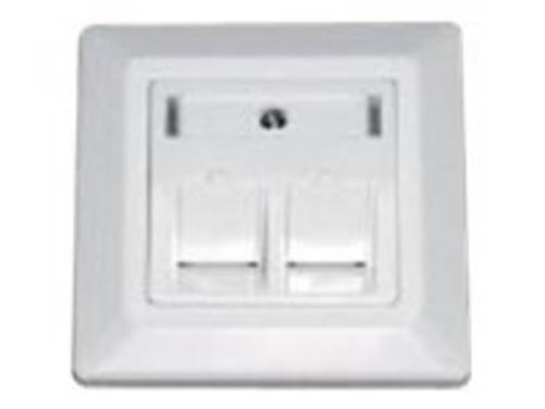 Dätwyler Cables 185867 Placca copripresa e copri interruttori Bianco